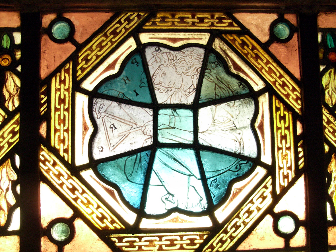 William Burgess shaphire window bathaquaglass